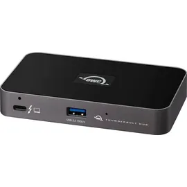 OWC Thunderbolt 4 Hub (Thunderbolt, 1 Ports), Dockingstation + USB Hub, Grau