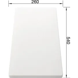 Blanco Schneidbrett Kunststoff weiß