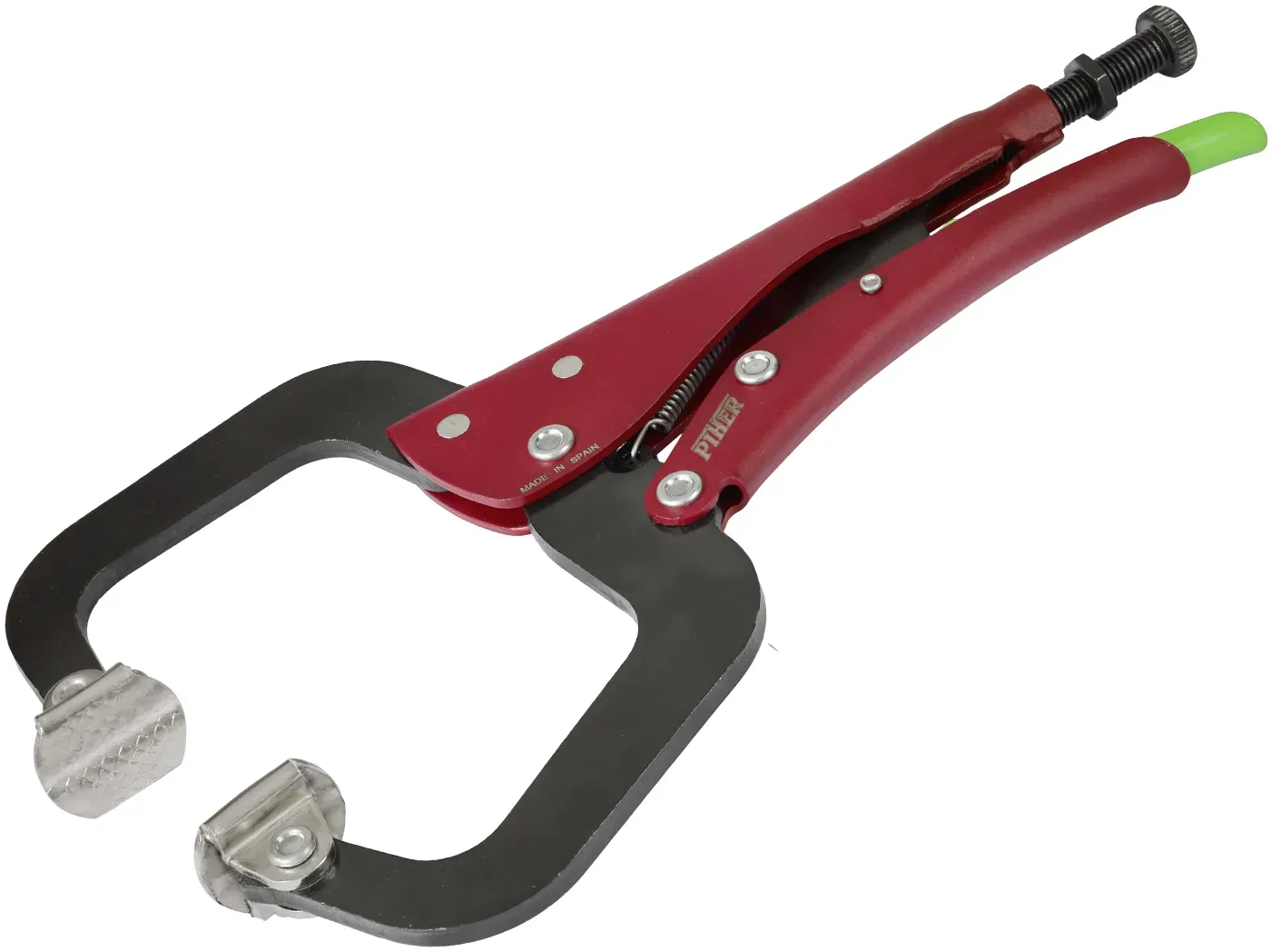 PIHER Klammer Gripzange Spannweite 5-23 cm mit beweglichen Backen - Spannweite 10 cm
