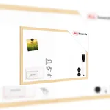 ALLboards Whiteboard mit Naturholzrahmen 60x40cm