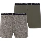 Charles Colby Lord Hawkins Boxershorts Khaki XL 2er Pack
