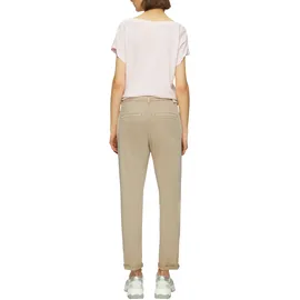 s.Oliver Chino mit geflochtenem Gürtel und Garment Dye Braun 42