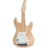 Kikkerland Guitar Schneidebrett-Set Holz 1 0 x 0 cm Braun