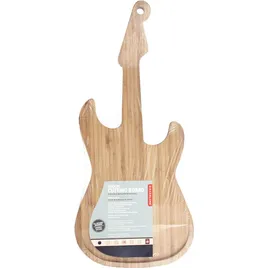 Kikkerland Guitar Schneidebrett-Set Holz 1 0 x 0 cm Braun