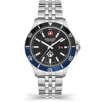 Swiss Military Hanowa Herren Analog Quarz Uhr mit Edelstahl Armband SMWGH2100602
