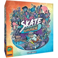 Pandasaurus Games Pandasaurus - Skate Summer - Brettspiel - Strategiespiel zum Thema Skateboard - Lustiges Familienspiel für Erwachsene und Jugendliche - Ab 14 Jahren - Für 2 bis 5 Spieler - Englisch