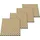 [neu.holz] Akustik-Wandpaneel Vang hell beige 12 St. 60 x 60 cm