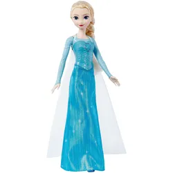 Mattel Puppe Disney Die Eiskönigin - singende Elsa, hellblau