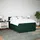 vidaXL Boxspringbett 140 x 200 cm Dunkelgrün