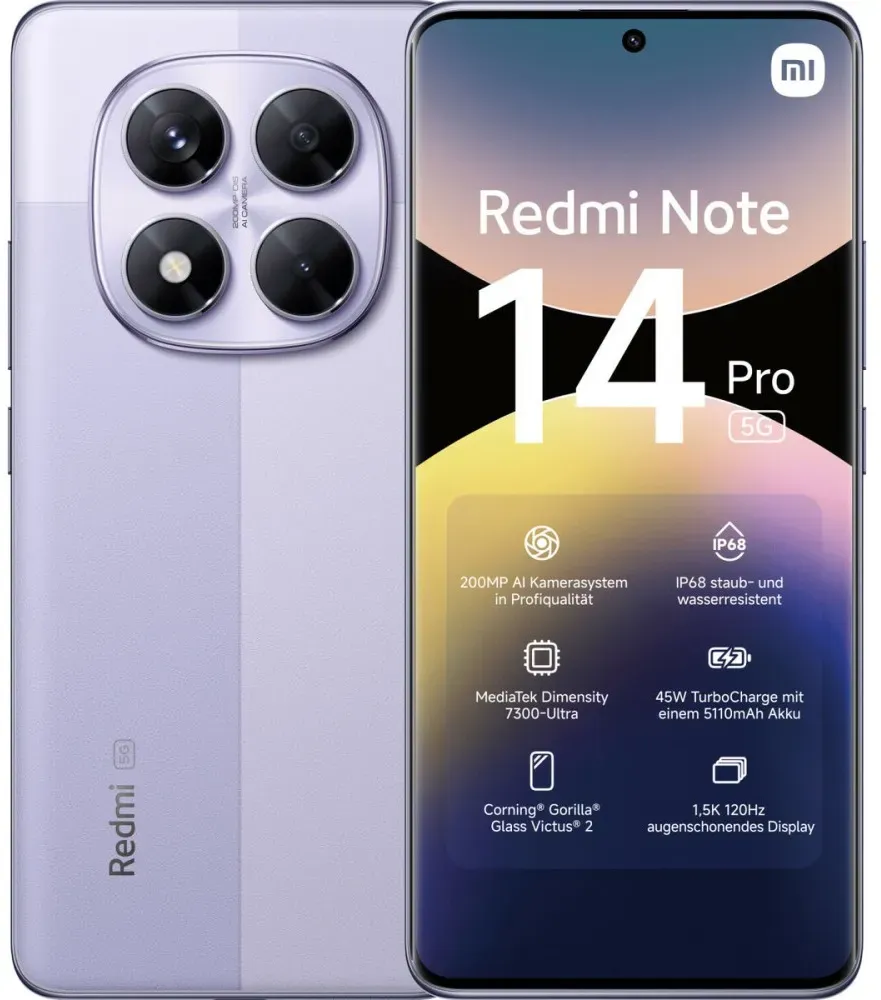 Smartphone Xiaomi REDMI NOTE 14 PRO 5G 6,7