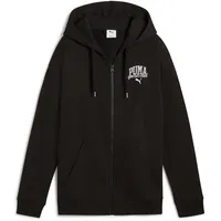 Puma Mädchen Puma Class Relaxed Full-Zip Hoodie TR Hooded Sweatshirt, Puma Black,