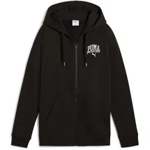 Puma Mädchen Puma Class Relaxed Full-Zip Hoodie TR Hooded Sweatshirt, Puma Black,