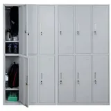 MCW Schließfach Preston T829, Schließfachschrank Wertfachschrank Spind, Metall 12 Fächer