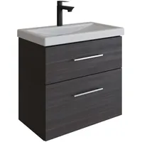 Planetmöbel Waschtisch mit Unterschrank 60 cm - anthrazit