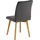 OTTO products Esszimmerstuhl »Alessja« (Set) 2 Stk.Bezug aus Microfaser, Gestell aus Eiche Massivholz, grau