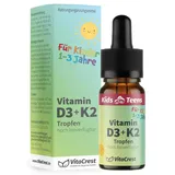 vitacrest Vitamin D3 + K2 für Kinder ab 1 Jahr Tropfen 10 ml