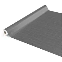 ANRO Wachstuchtischdecke Wachstuch Wachstischdecke Tischdecke Wachstuchdecke Anthrazit Leinenoptik 350x140cm