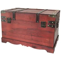 HMF 6400-160 Schatztruhe mit Schloss, 60 x 35 x 38 cm