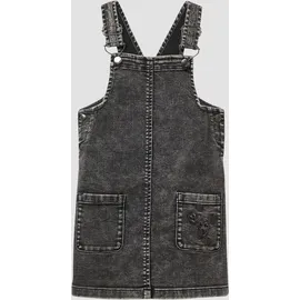 s.Oliver Latzrock aus Denim mit aufgesetzten Taschen und Stickerei - grau - 116