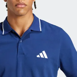 adidas Essentials Small Logo Piqué dunkelblau/weiß L