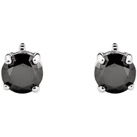 Amor Ohrstecker »9140145« mit Zirkonia synth., 0,5 cm, Schwarz, Kommt in Schmuck Geschenk Box.