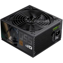 gamemax GP 550B 550W, Nicht-modular, 80 Plus Bronze, 140mm HDB Lüfter, Flache Schwarze Kabel, 9 Schutzfunktionen, 3 Jahre Garantie, Schwarz