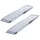 Trutzholm Auffahrrampe 150 cm 540 kg klappbar Aluminium perforiert silber 2 St.