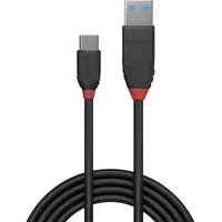 Lindy USB 3.1 Kabel, USB-C [Stecker] auf USB-A [Stecker], 0.5m (36915)