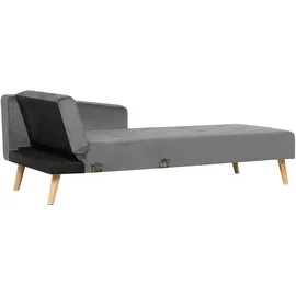 Beliani Ecksofa Grau Linksseitig Schlaffunktion Modern Wohnzimmer - Grau/Hellbraun