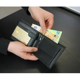 Fomax Herren Geldbörse schwarz