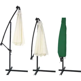 DEUBA Abdeckung Sonnenschirm 3m Polyester Grün