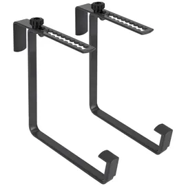 elho Blumenkastenhalter Metall Ø 18 cm H 16,5 cm Schwarz/Anthrazit