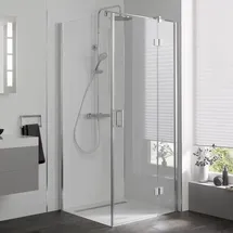 HSK Aperto Drehtür an Nebenteil für Seitenwand mit links 80 x 200 cm 2800080-L-41-120 Echtglas