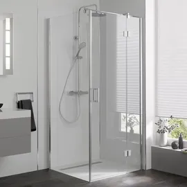 HSK Aperto Drehtür an Nebenteil für Seitenwand mit links 80 x 200 cm 2800080-L-41-120 Echtglas