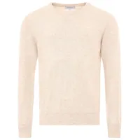 ZWILLINGSHERZ Herren 100% Kaschmirpullover, mit V-Ausschnitt und elegantem Fit, Gr. L, hellbeige, - 33241714-L