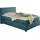 Home Affaire Boxspringbett HOME AFFAIRE "Eliana", blau (petrol), B:127cm L:210cm, Komplettbetten, Boxspringbett, inkl. Topper, in 4 Breiten, 3 Matratzenarten und 2 Härtegraden