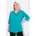 Tunika in tiefes aqua 66-68