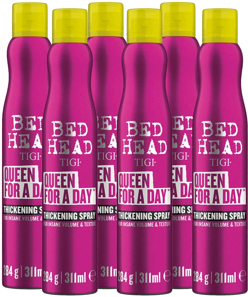TIGI BED HEAD Queen For A Day Thickening Spray 6 er Set 6 x 311 ml