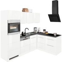 Kochstation Winkelküche »KS-Brindisi«, ohne Geräte, Stellbreite 230/170 cm weiß