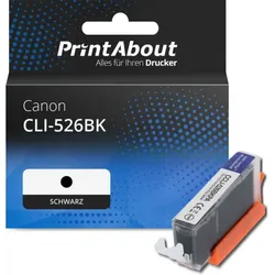 Druckerpatrone kompatibel mit Canon CLI-526BK - Schwarz