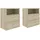 vidaXL Nachttisch 50 x 32 x 60 cm Sonoma-Eiche