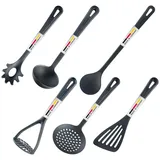 Westmark Küchenhelfer-Set Gentle 6-teilig Kunststoff schwarz