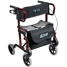 DRIVE Diamond Deluxe 2 in 1 Rollator
