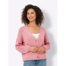 Heine Strickjacke Langarm Feinstrick Rosa 36
