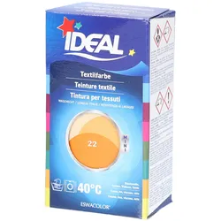 Ideal® Mini Textilfarbe No22 Gold für Baumwolle, Leinen, Jute und Viskose