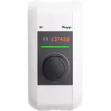 Heinrich Kopp GmbH Kopp Ladestation KC-P30-C.RFID.ME, Normbuchse: Typ 2, 3-phasig bis zu 22kW Leistung, mit RFID-Freischaltung, ME-Zertifzierung