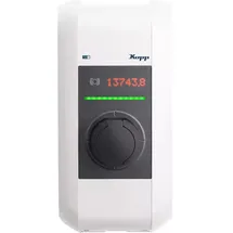 Heinrich Kopp GmbH Kopp Ladestation KC-P30-C.RFID.ME, Normbuchse: Typ 2, 3-phasig bis zu 22kW Leistung, mit RFID-Freischaltung, ME-Zertifzierung