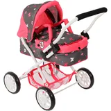 Bayer Chic 2000 CHIC2000 Puppenwagen Smarty, Mini-Kuschelwagen, mit herausnehmbarer Tragetasche braun