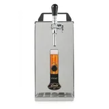 ich-zapfe Komplett Set - Zapfanlage, Bierzapfanlage, Bierzapfen PYGMY 20/K mit Membranpumpe, 1-leitig Trockenkühlgerät aus Edelstahl, 25 Liter/h, Green Line, KeyKeg