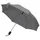 MacMa Taschen-Regenschirm / mit Schutzhülle / Farbe: grau/silbergrau - Mittel